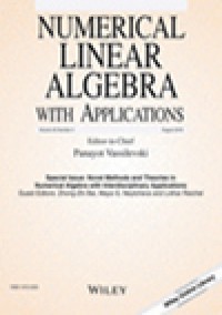 Numerical Linear Algebra With Applications