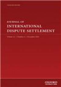 Journal Of International Dispute Settlement