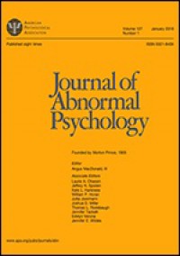 Journal Of Abnormal Psychology